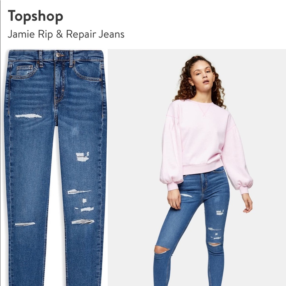 Topshop Jamie Jeans